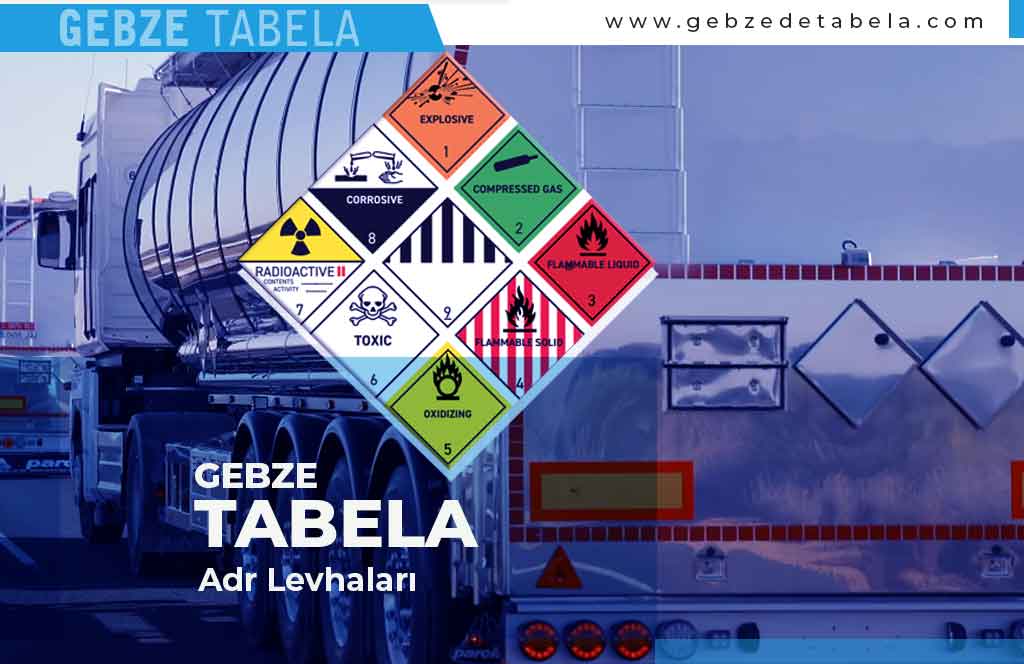ADR levhaları uyarı ve ikaz