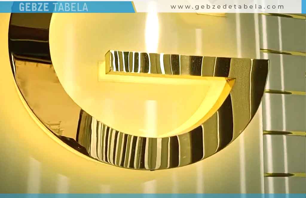 Endirekt Sarı Gold Tabela