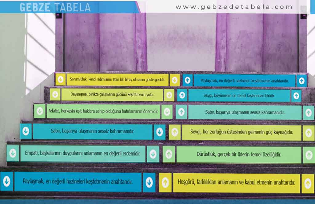 Merdiven Giydirme Dijital Baskı