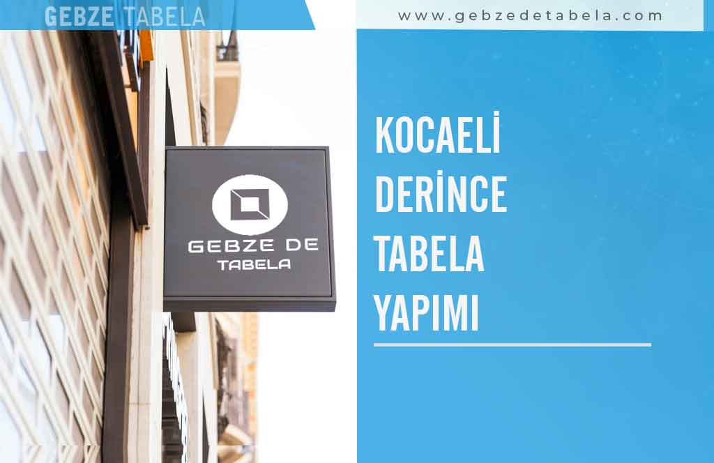 Kocaeli Derince Tabela Yapımı