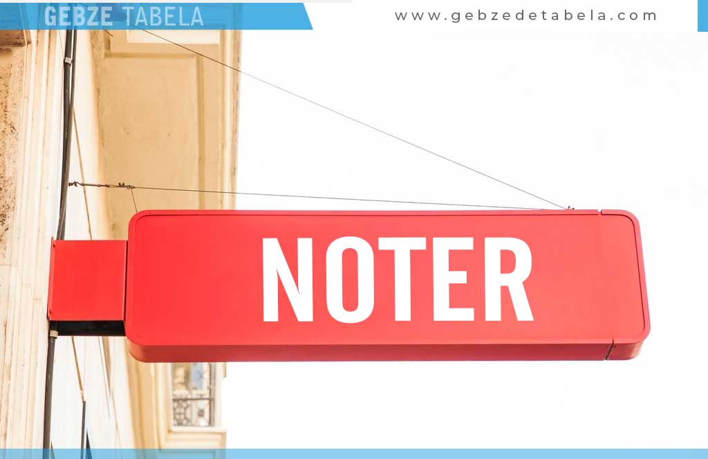 Gebze Noter Tabelası