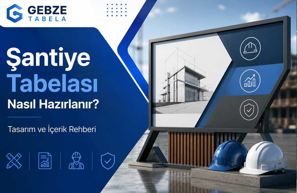 Şantiye Tabelası Nasıl Hazırlanır? Tasarım ve İçerik Rehberi