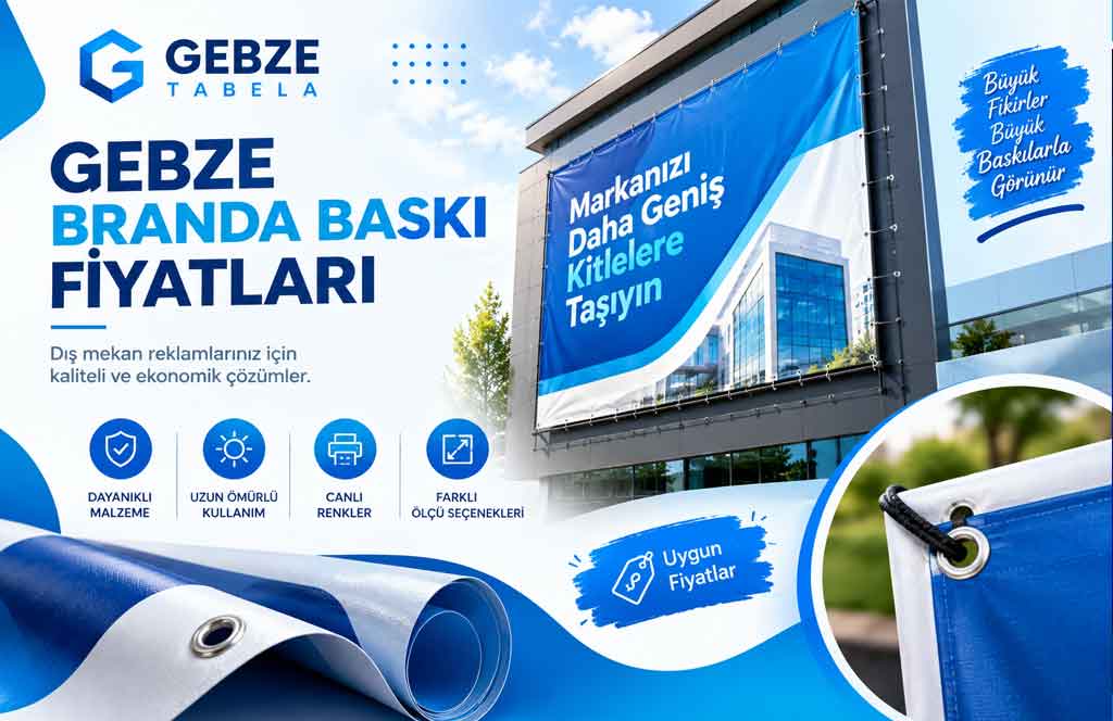Gebze Branda Baskı Fiyatları