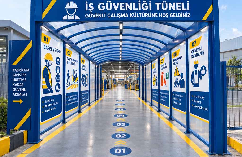İş Güvenliği Tünelleri ve Uyarı Levhalarında Uluslararası Standartlar